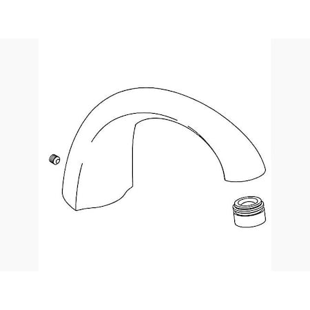 Kohler Spout Assy, D-M Bath W/Div 1049546-CP